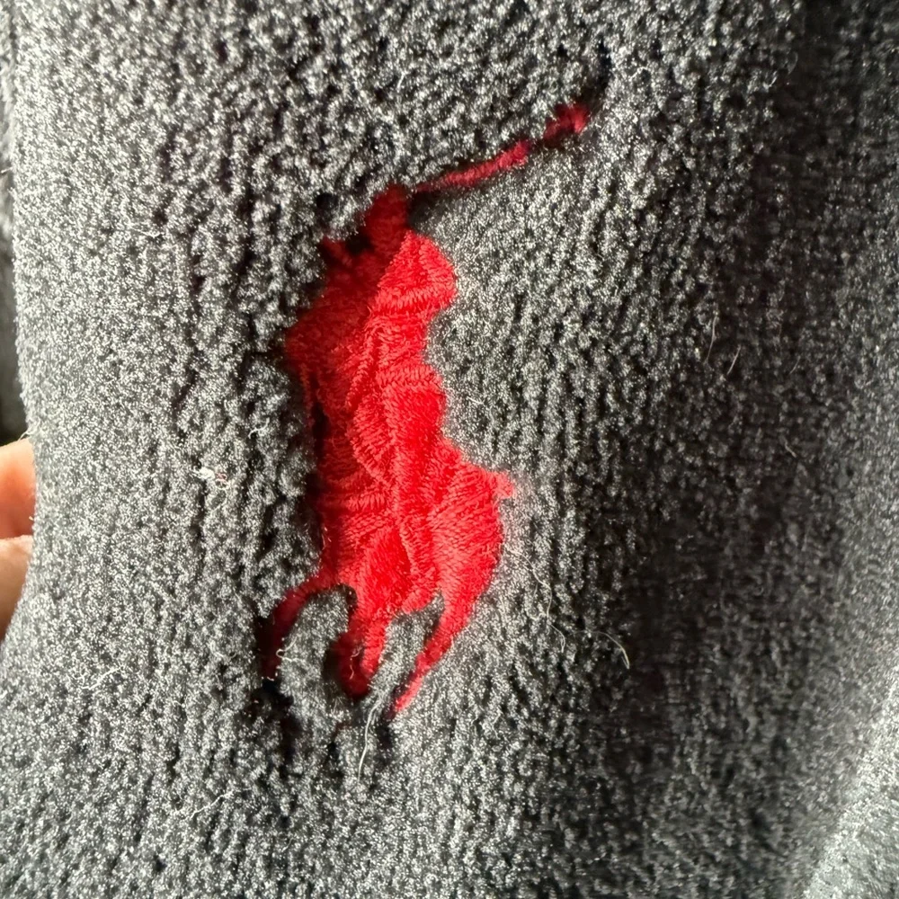 POLO RALPH‎ LAUREN Microfiber Plush Robe Spa Loungewear Bathrobe Cozy Soft L XL
